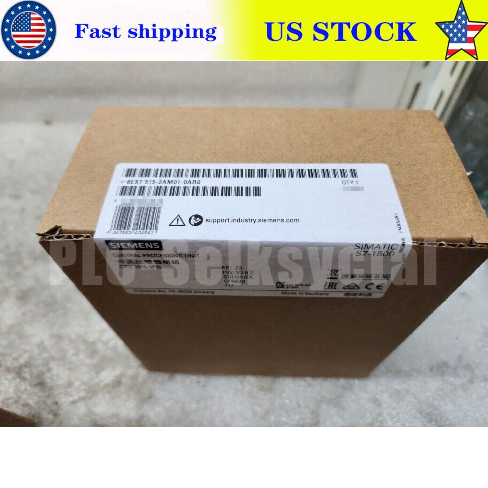 New Siemens 6ES7 515-2AM01-0AB0 6ES7515-2AM01-0AB0 SIMATIC S7-1500 CPU 1515-2 PN