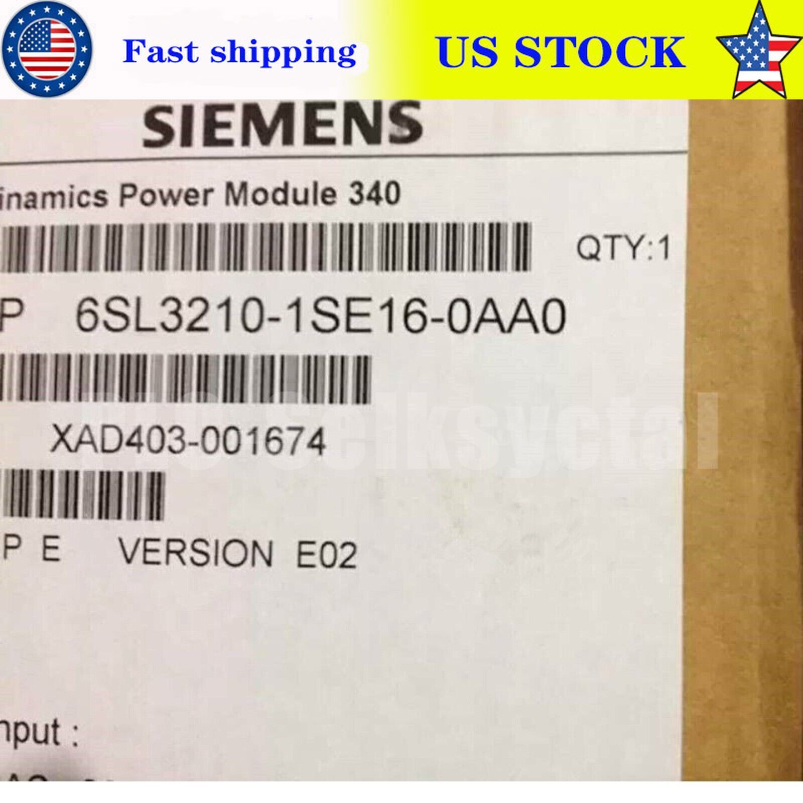 New Siemens 6SL3 210-1SE16-0AA0 6SL3210-1SE16-0AA0  S120 converter Power Module