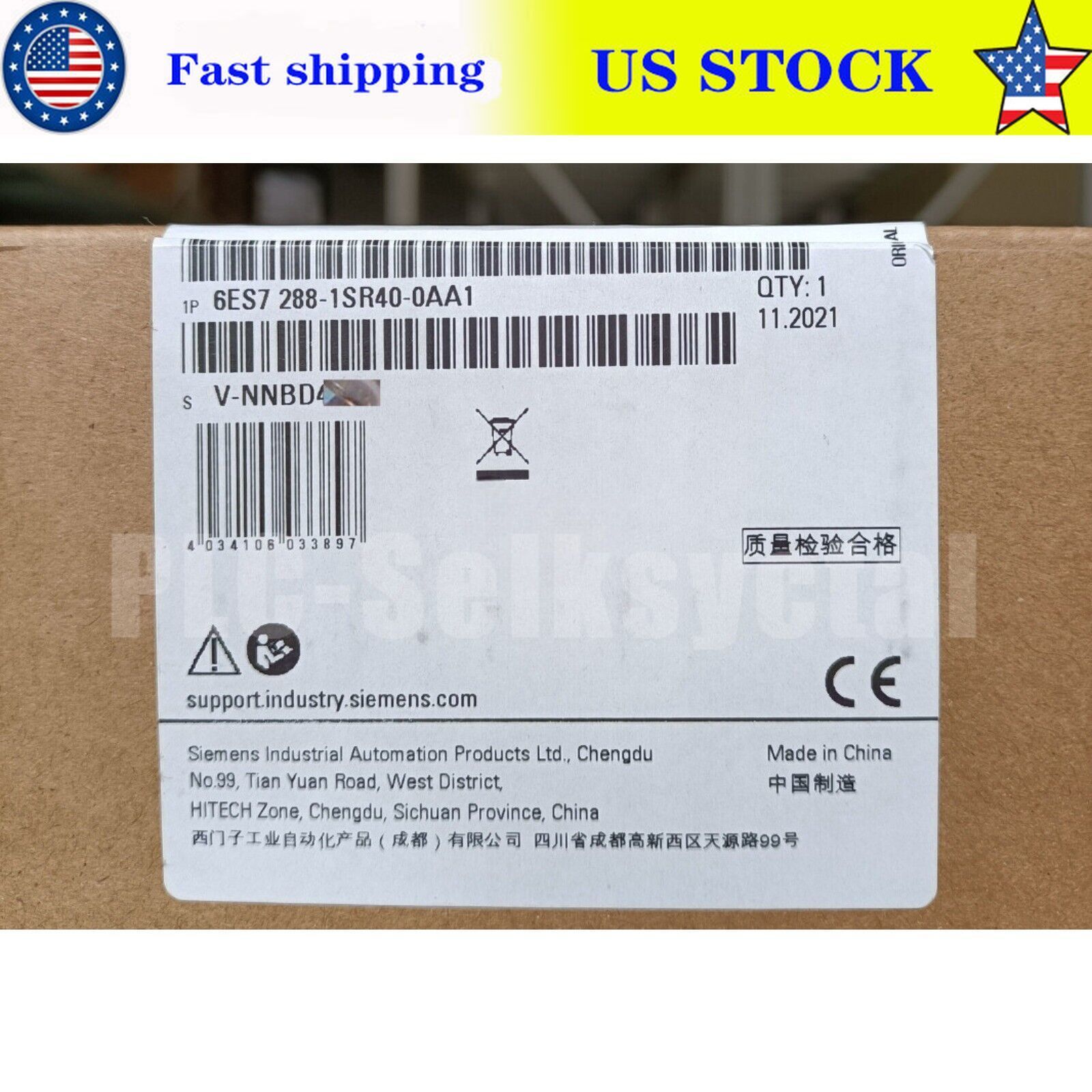 New Siemens 6ES7 288-1SR40-0AA1 6ES7288-1SR40-0AA1 SIMATIC S7-200 SMART CPU SR40