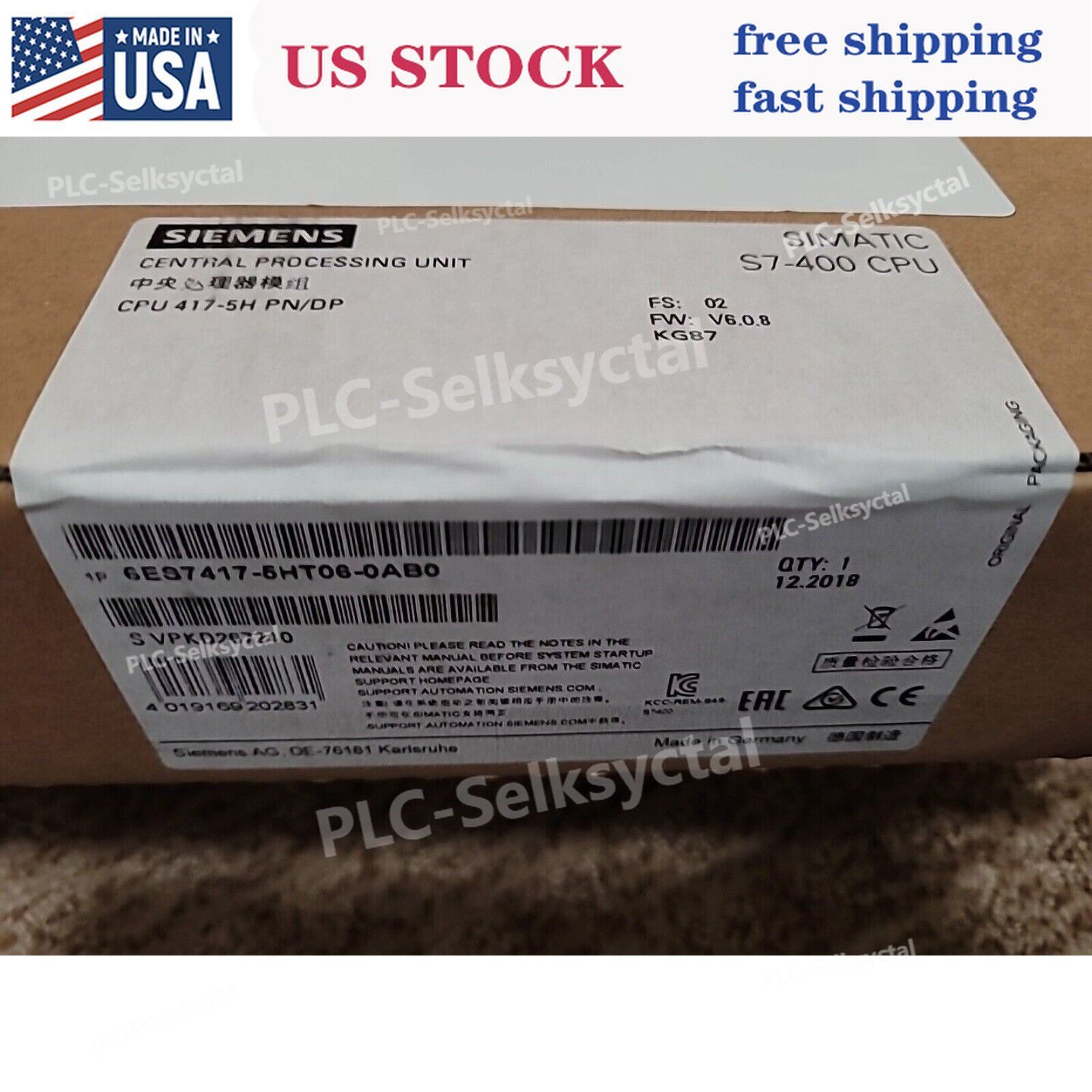 ONE Siemens Module 6ES7 417-5HT06-0AB0 6ES7417-5HT06-0AB0