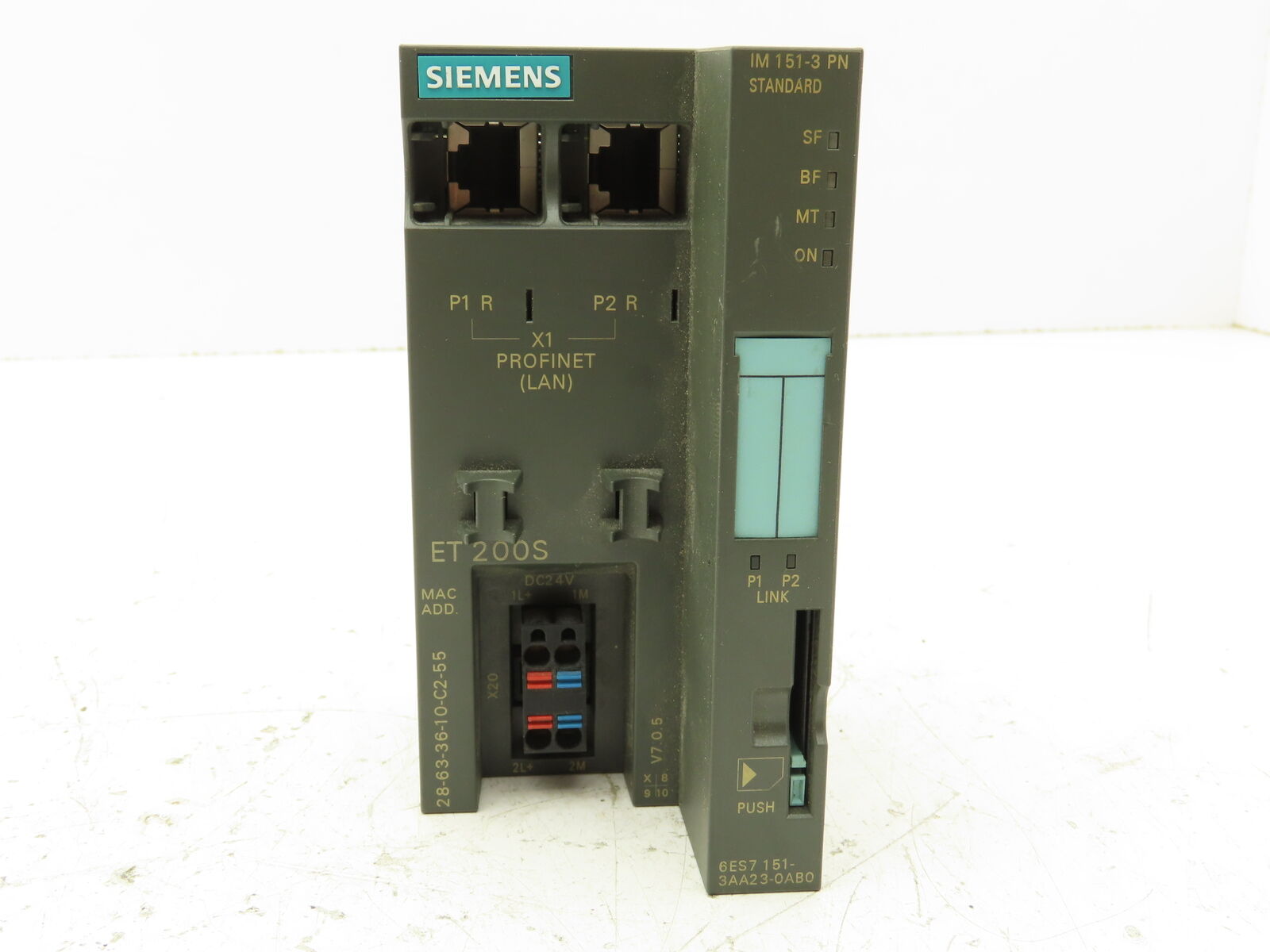 Siemens 6ES7 151-3AA23-0AB0 ET 200S Simatic 7 Profinet Interface Module