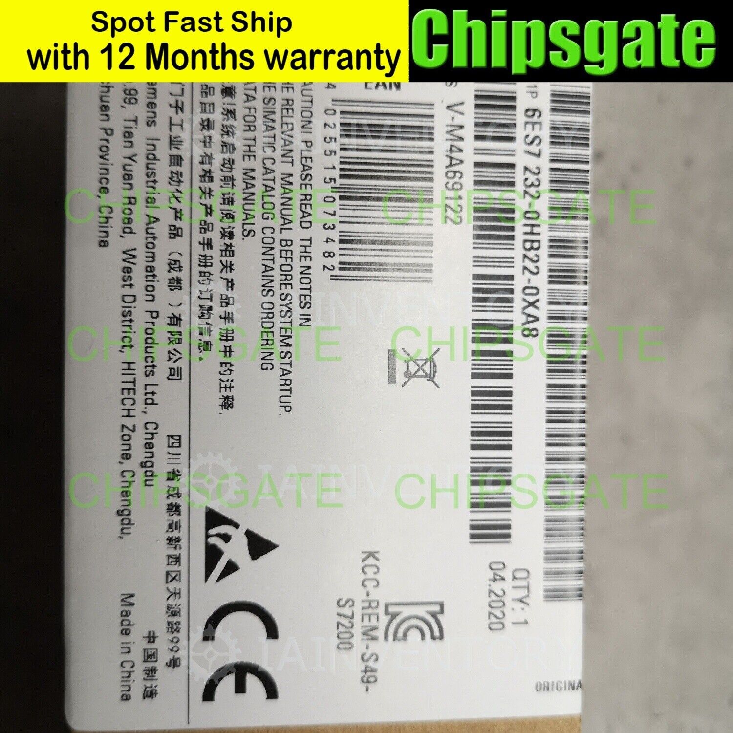 *Real US Stock* 1PC NEW Siemens 232-0HB22-0XA8 Fast Shipping