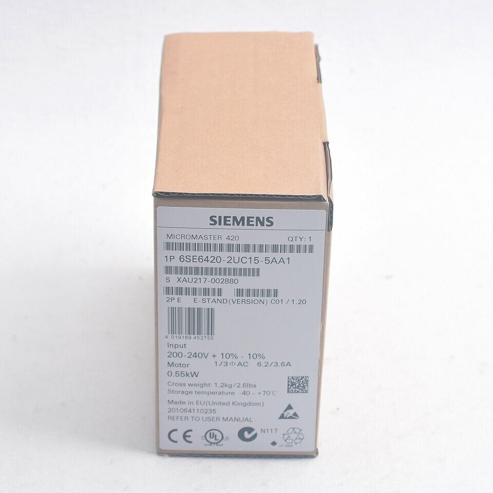 New Siemens 6SE6 420-2UC15-5AA1 /6SE6 420-2UC15-5AA1 PLC Module