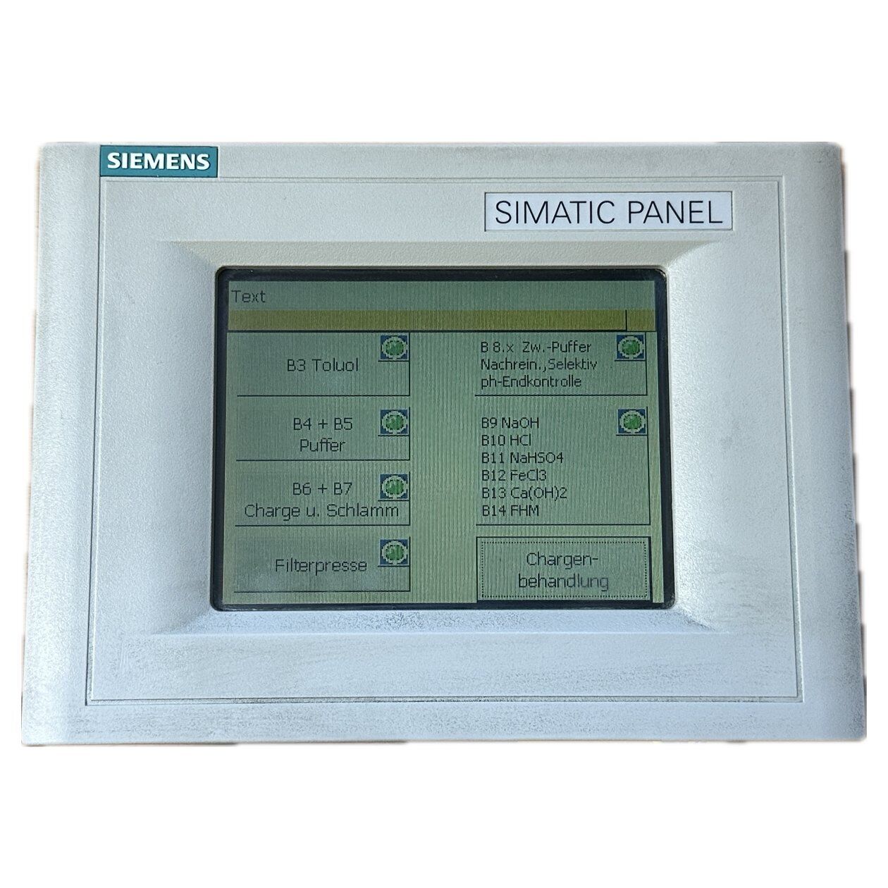 AJ162 Control Panel TP 170B Siemens 6AV6 545-0BC15-2AX0 E12
