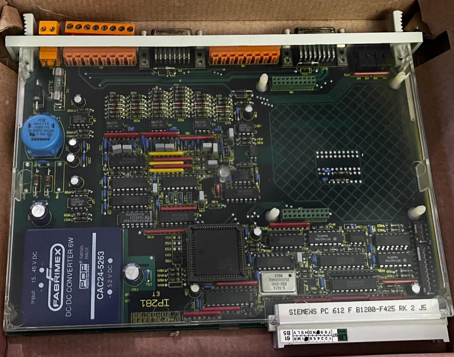 SIMATIC 5 SIEMENS PC 612 F B1200-F425 RK 2 J5 #088