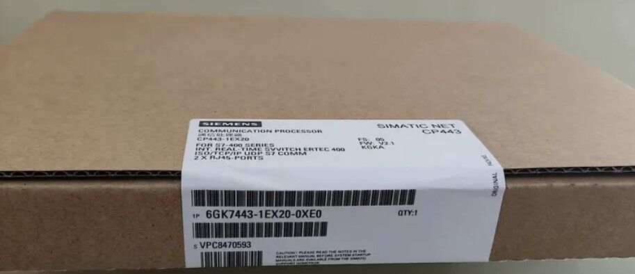 New In Box  Siemens 6GK7 443- 1EX20-0XE0 /6GK7443- 1EX20-0XE0 PLC Module