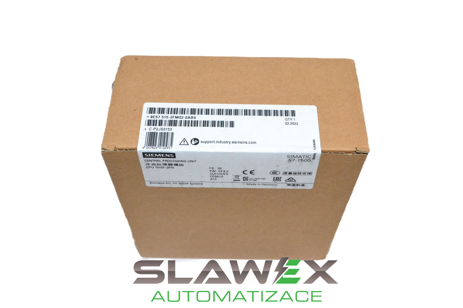 Siemens 6ES7 515-2FM02-0AB0 CPU1515F-2PN Simatic S7-1500