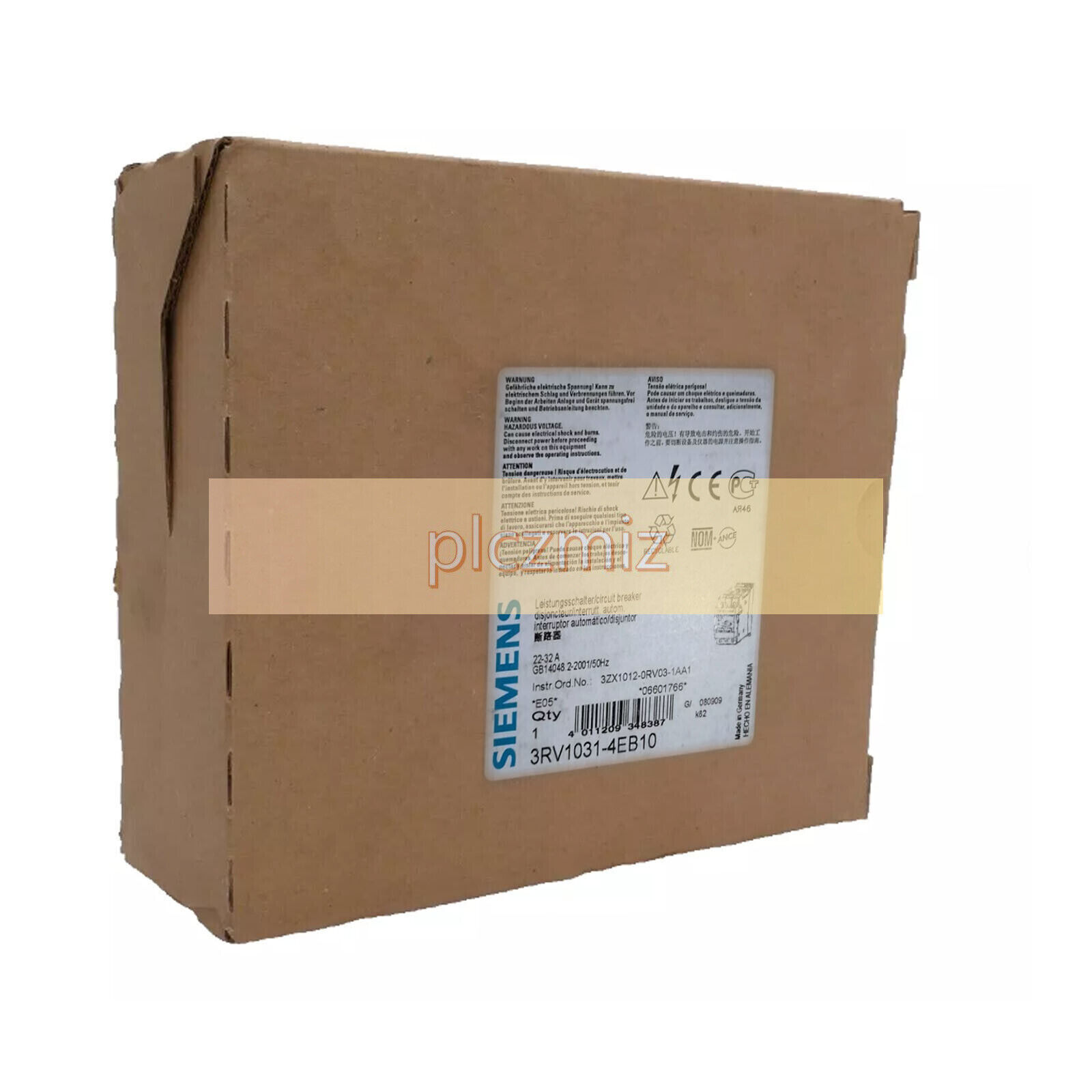 1PCS Brand New 3RV1031-4EB10 Siemens circuit breaker 3RV1 031-4EB10