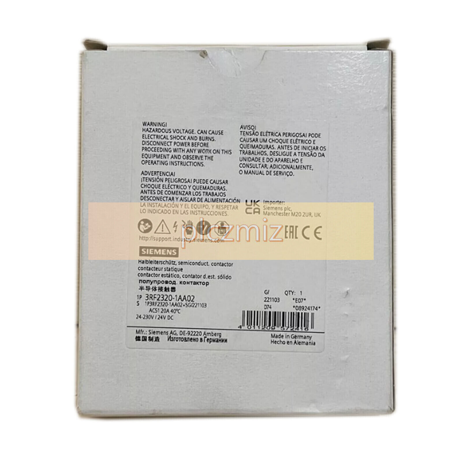 1Pcs New SIEMENS 3RF2320-1AA02 CONTACTOR 3RF23201AA02