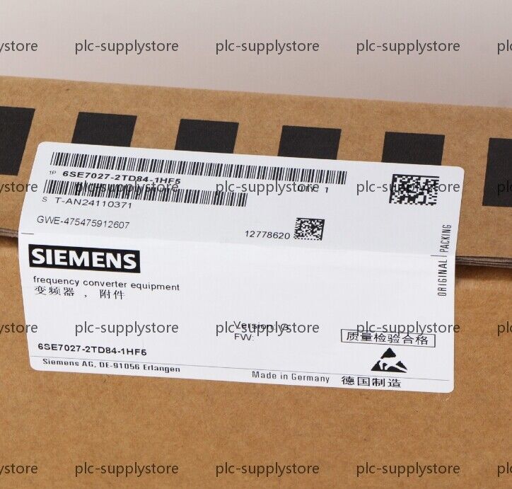 ONE NEW Siemens Inverter 6SE7027-2TD84-1HF5 6SE7 027-2TD84-1HF5