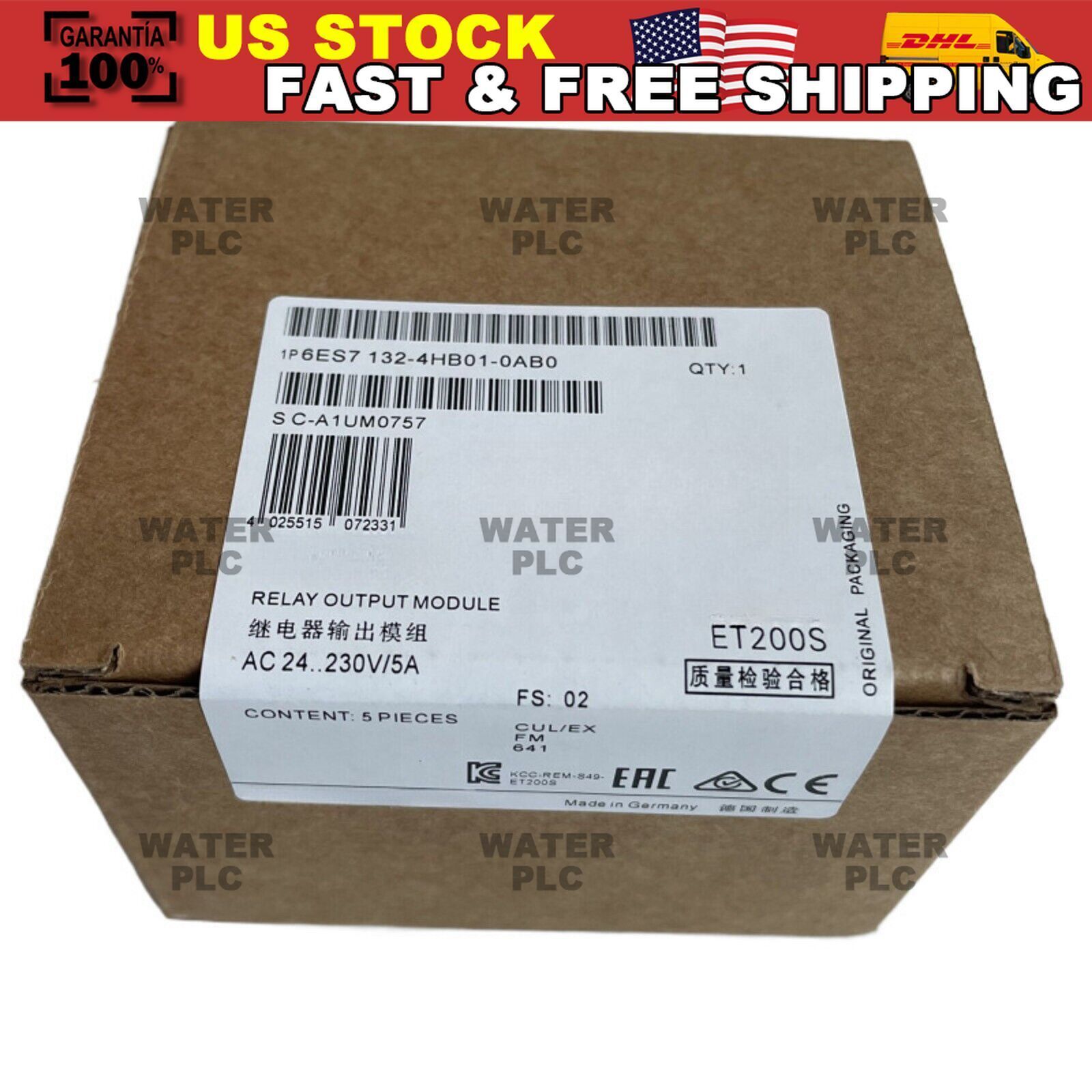 New Siemens 6ES7132-4HB01-0AB0 6ES71324HB010AB0 DP 5 electronic modules