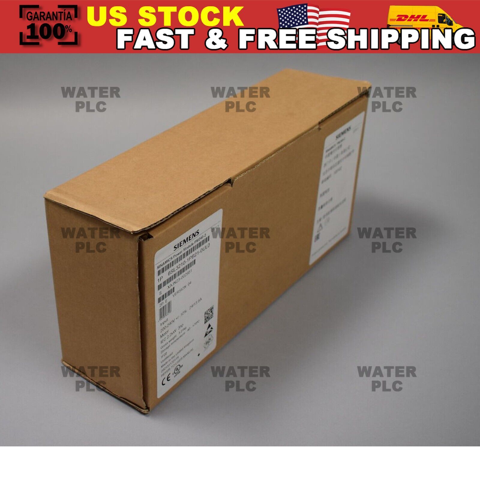 New Siemens 6SL3210-1PB21-0UL0 6SL3 210-1PB21-0UL0 SINAMICS PM240-2 Unfiltered