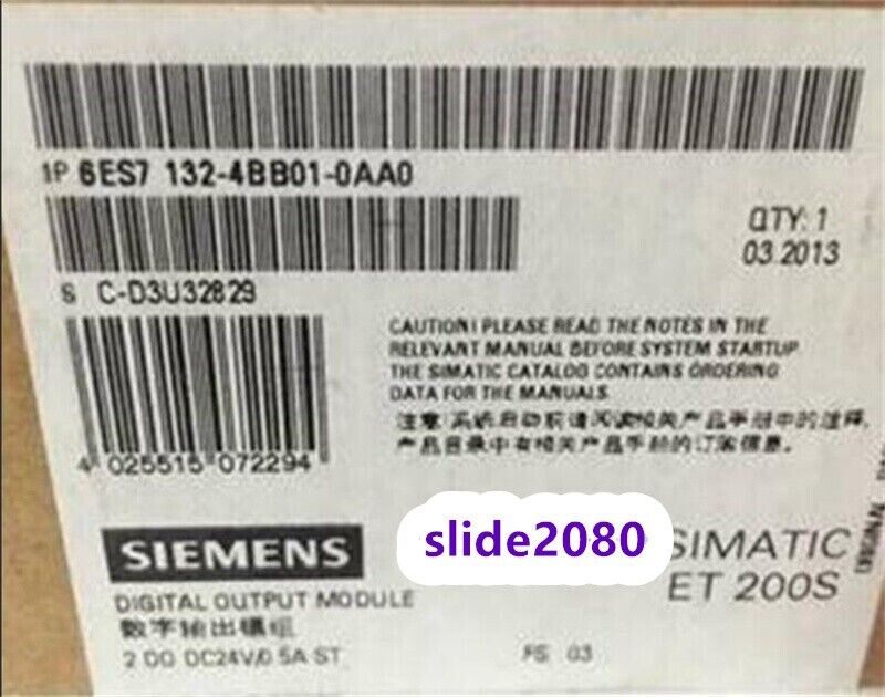 New In Box  Siemens 6ES7132-4BB01-0AA0 /6ES7132-4BB01-0AA0 PLC Module