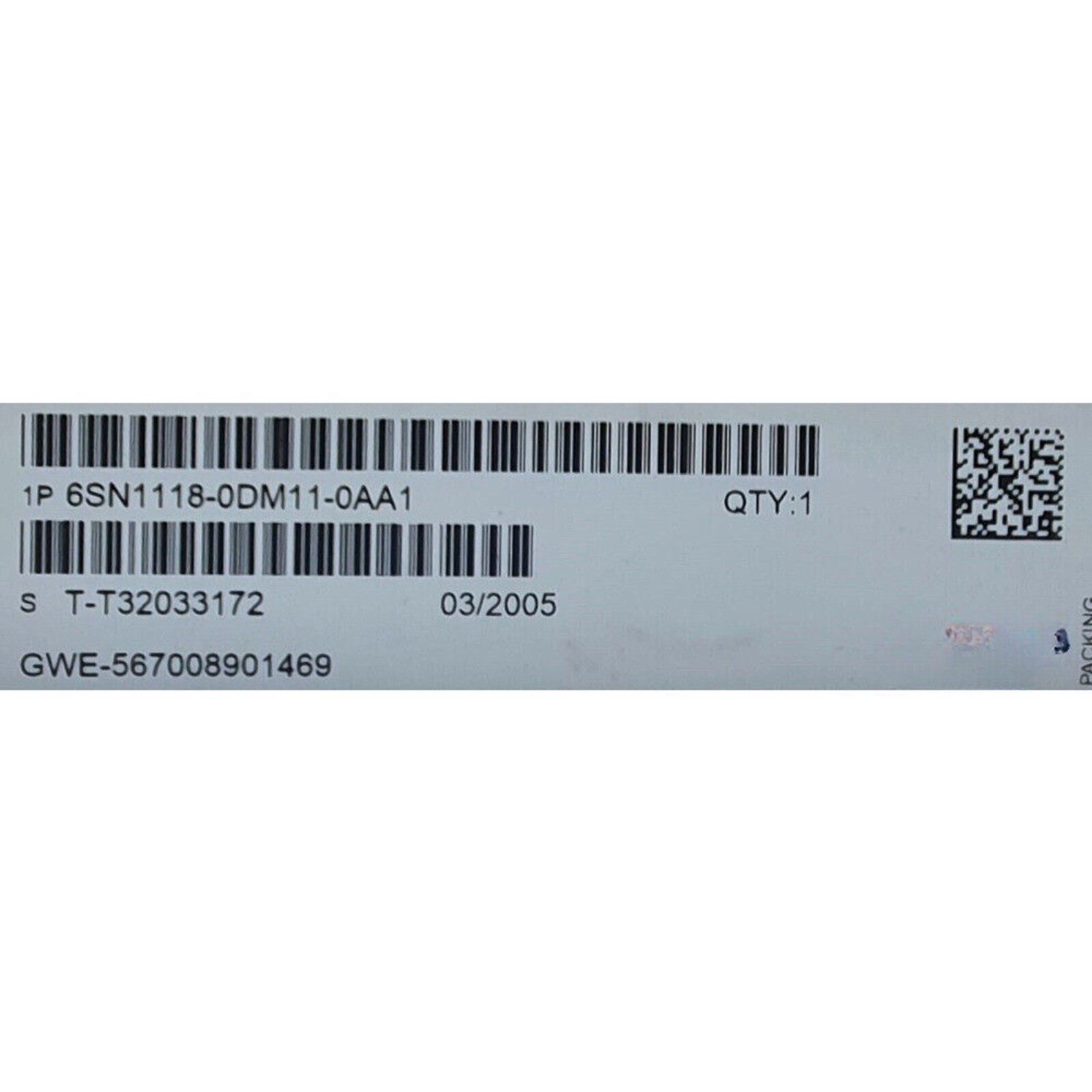 New Siemens 6SN1118-0DM11-0AA1 SIMODRIVE 611-D PLUG-IN 6SN1 118-0DM11-0AA1