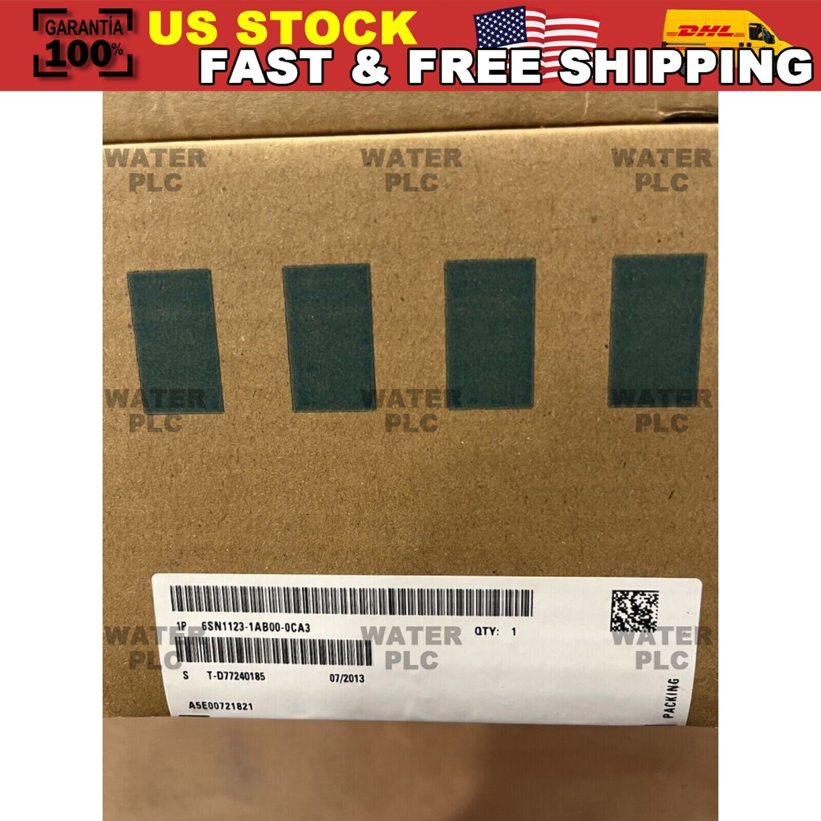 New Siemens 6SN1123-1AB00-0CA3 Warranty One Year. 6SN1 123-1AB00-0CA3