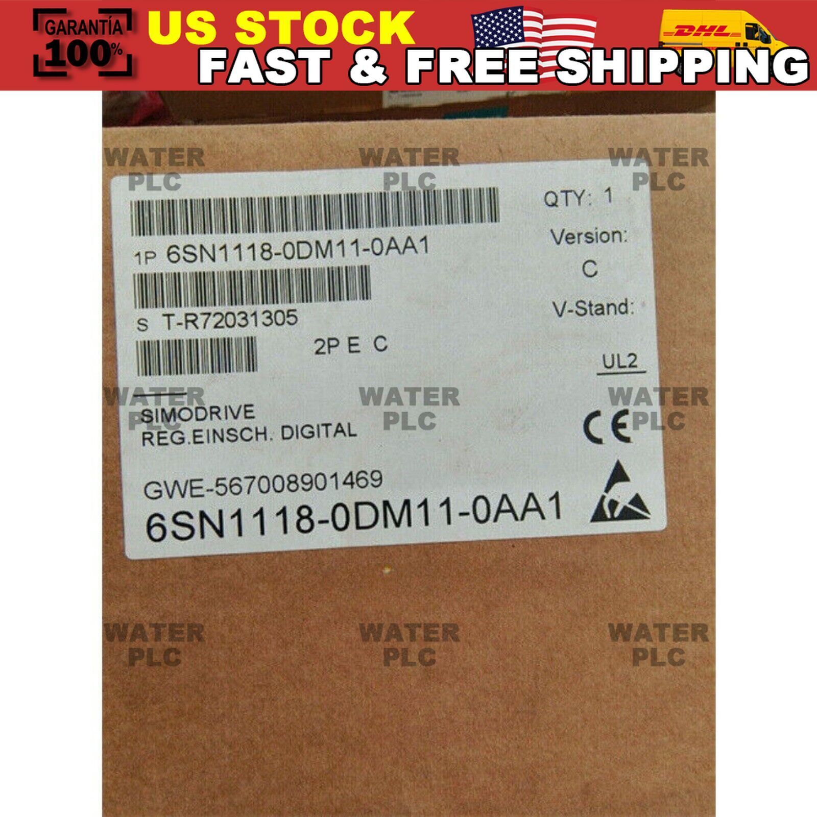 New Siemens 6SN1118-0DM11-0AA1 6SN1 118-0DM11-0AA1 SIMODRIVE 611-D PLUG-IN