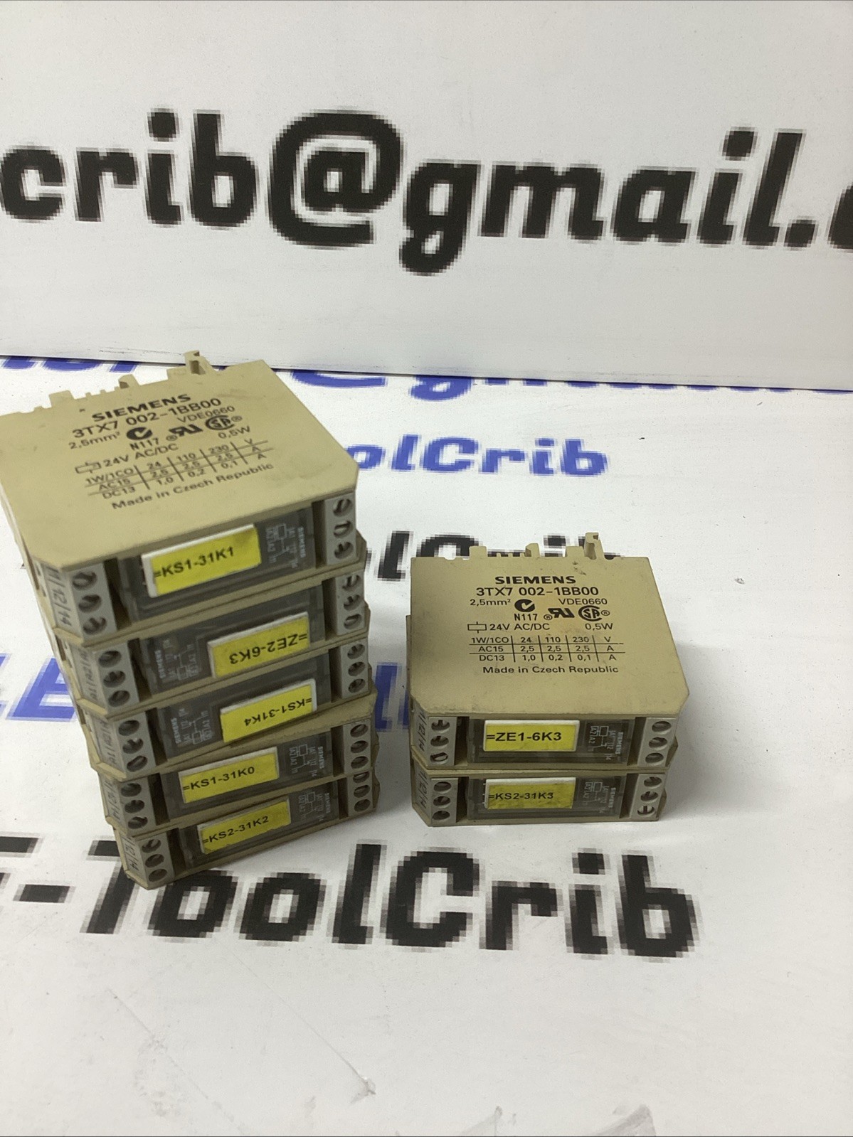 SIEMENS OUTPUT INTERFACE MODULE  3TX7 002-1BB00 Lot Of 7 J-057