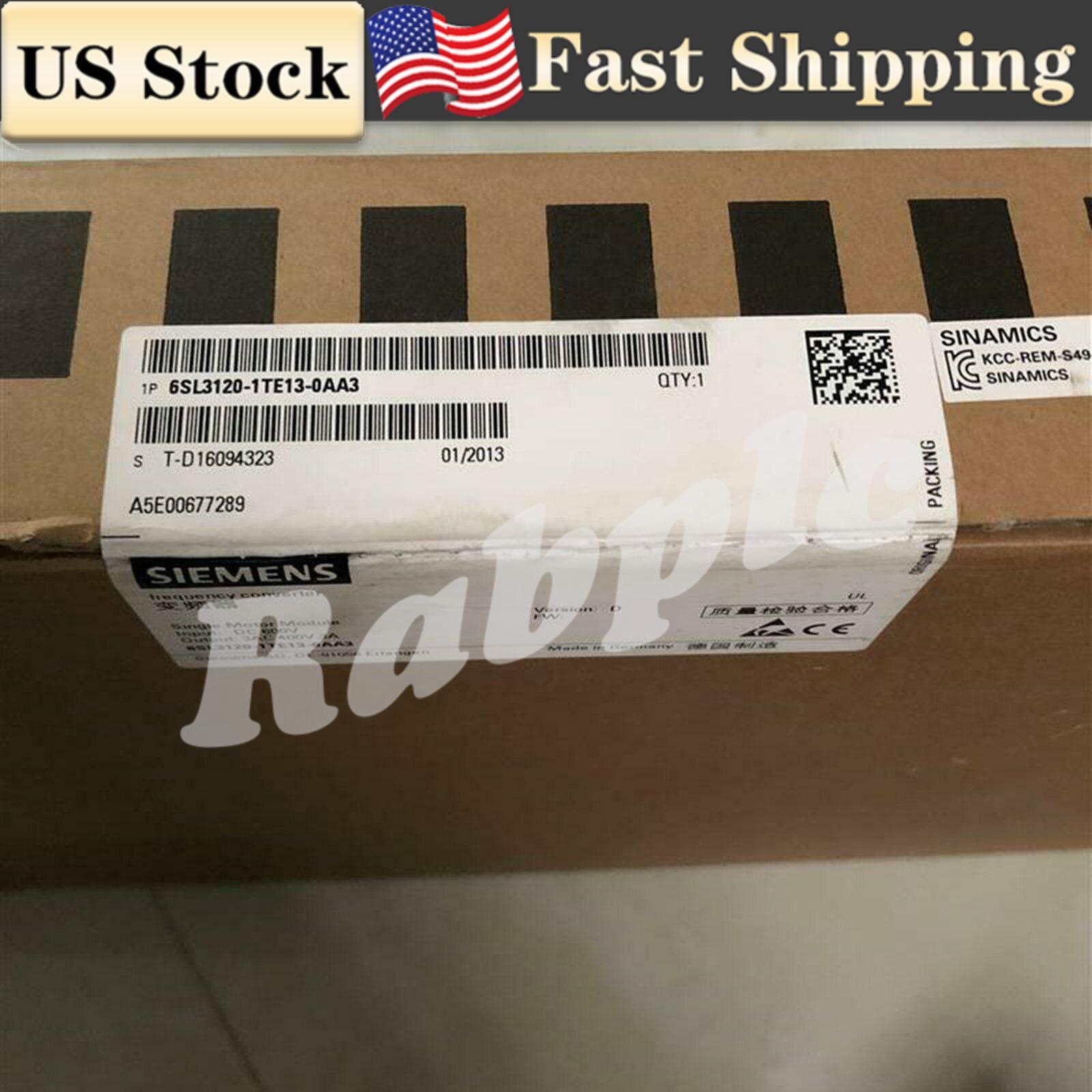 New Siemens 6SL3120-1TE13-0AA3 6SL3 120-1TE13-0AA3 SINAMICS S120 Single Motor
