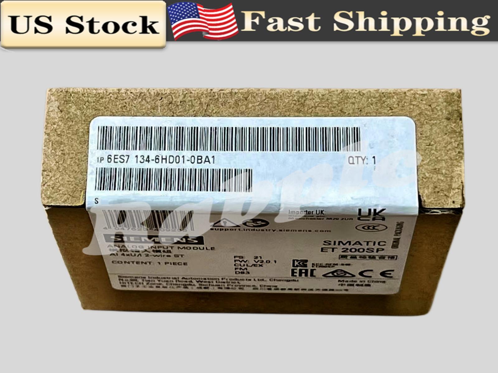 New Siemens 6ES7134-6HD01-0BA1 6ES71346HD010BA1 ET 200SP ANALOG INPUT MODULE