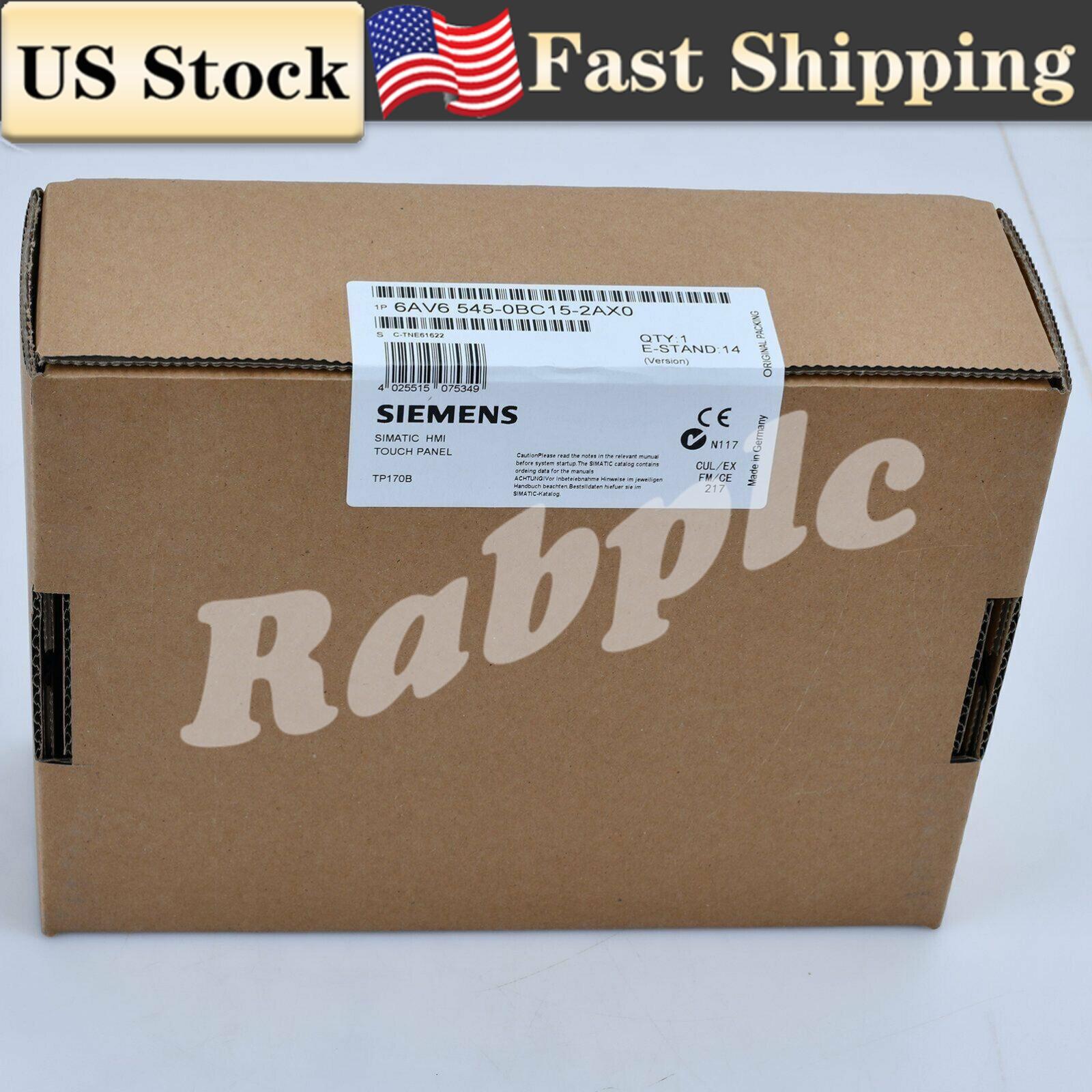 6AV6545-0BC15-2AX0 Siemens TP170B Touch Panel HMI 6AV6 545-0BC15-2AX0 New