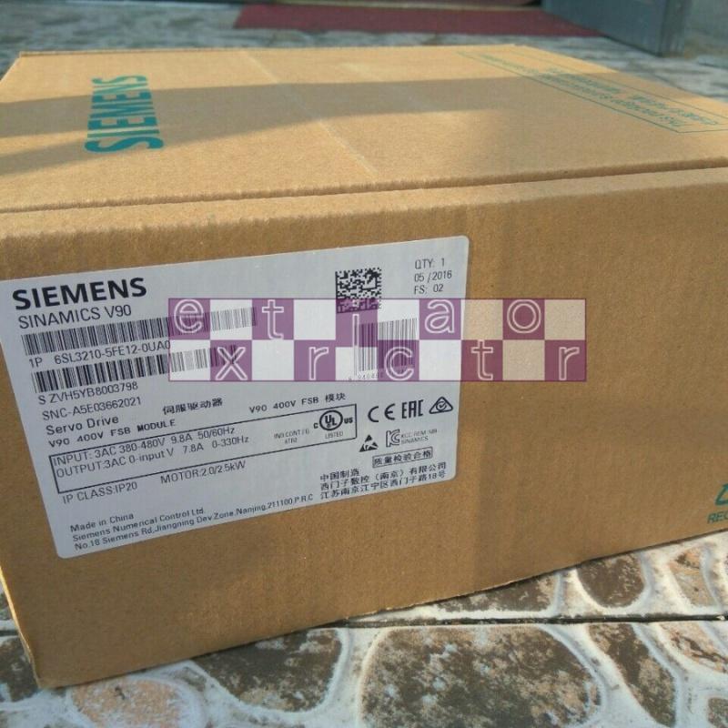 1PCS NEW SIEMENS Servo Drive 6SL3210-5FE12-0UA0 6SL3 210-5FE12-0UA0