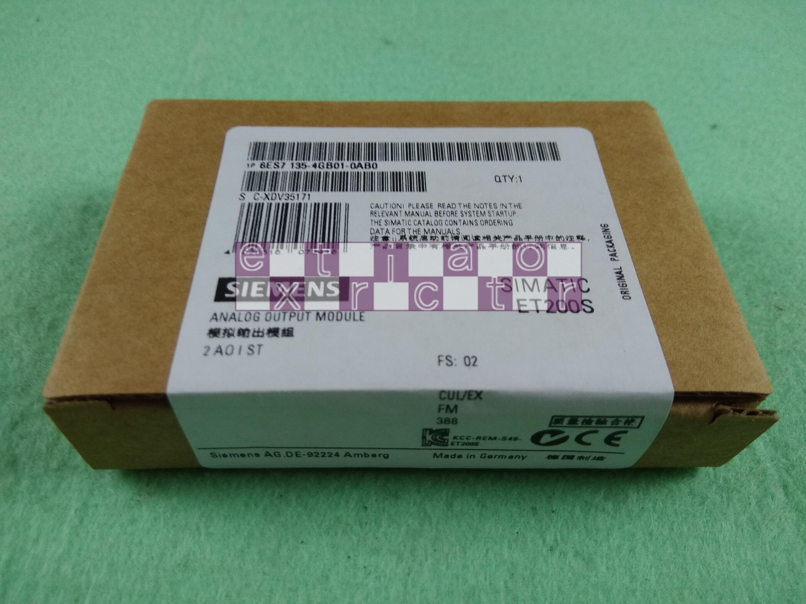 1PCS NEW SIEMENS 6ES7135-4GB01-0AB0 6ES7 135-4GB01-0AB0 PLC Module