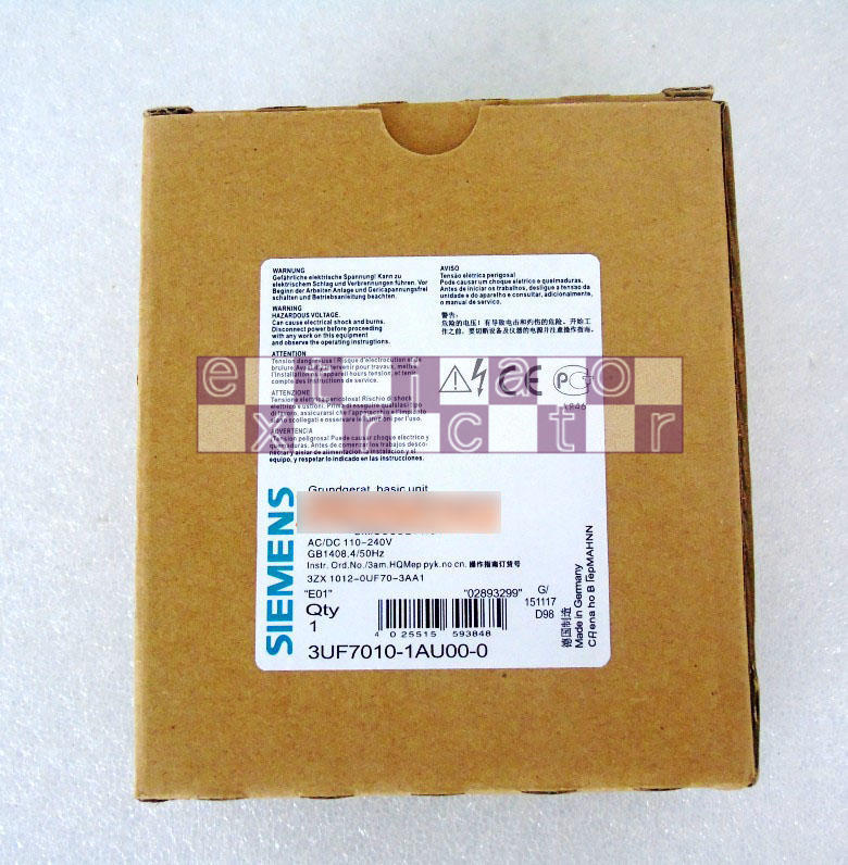 1PCS NEW Siemens 3UF7010-1AU00-0 Control module