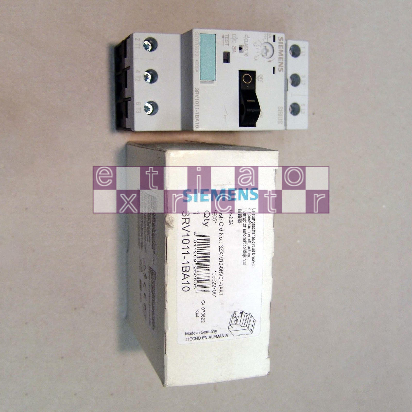 1PCS NEW Siemens 3RV1011-1BA10 3RV1 011-1BA10 1.4A-2A