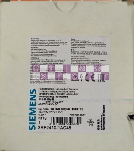 1PCS NEW SIEMENS 3RF2410-1AC45 CONTACTOR