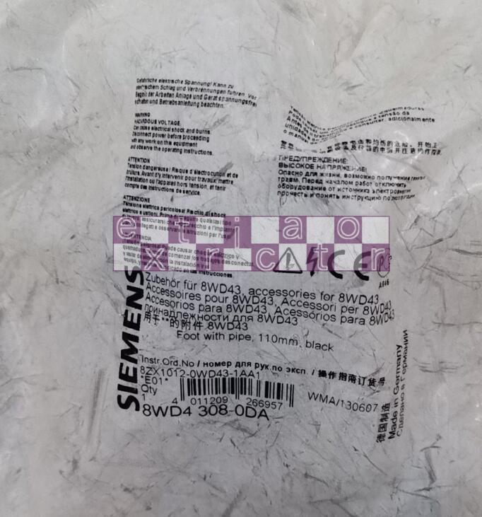 1PCS NEW Siemens 8WD4308-0DA 8WD4 308-0DA Plastic Base And Tube
