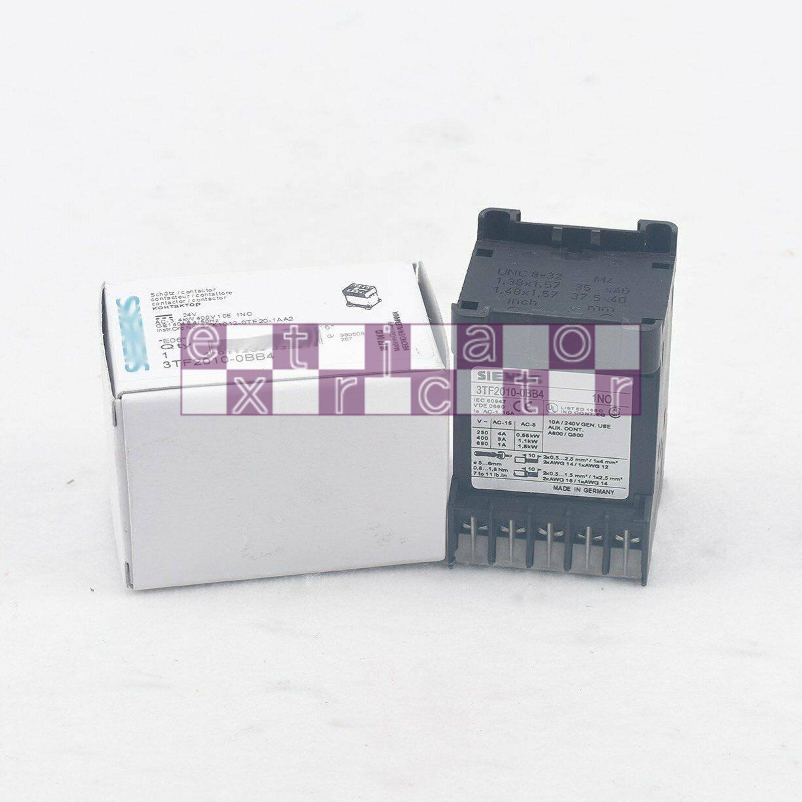 1PCS NEW Siemens 3TF2010-0BB4 3TF20100BB4 Contactor DC24V