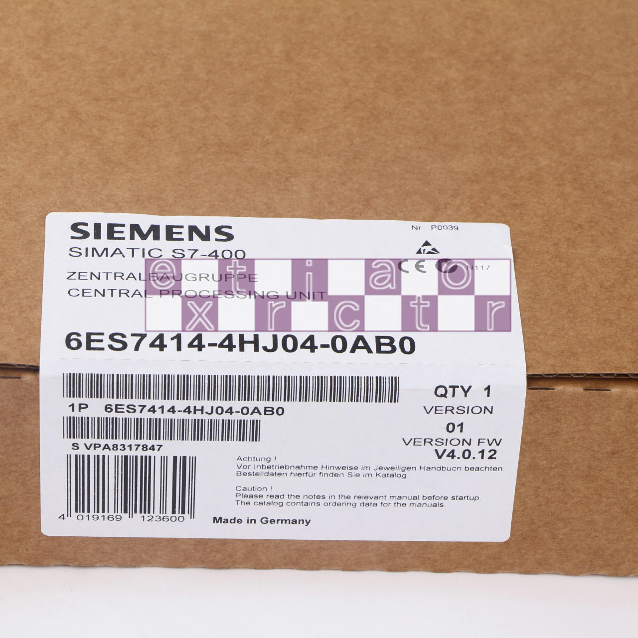 1PCS NEW Siemens S7-400 6ES7414-4HJ04-0AB0 Module 6ES7 414-4HJ04-0AB0