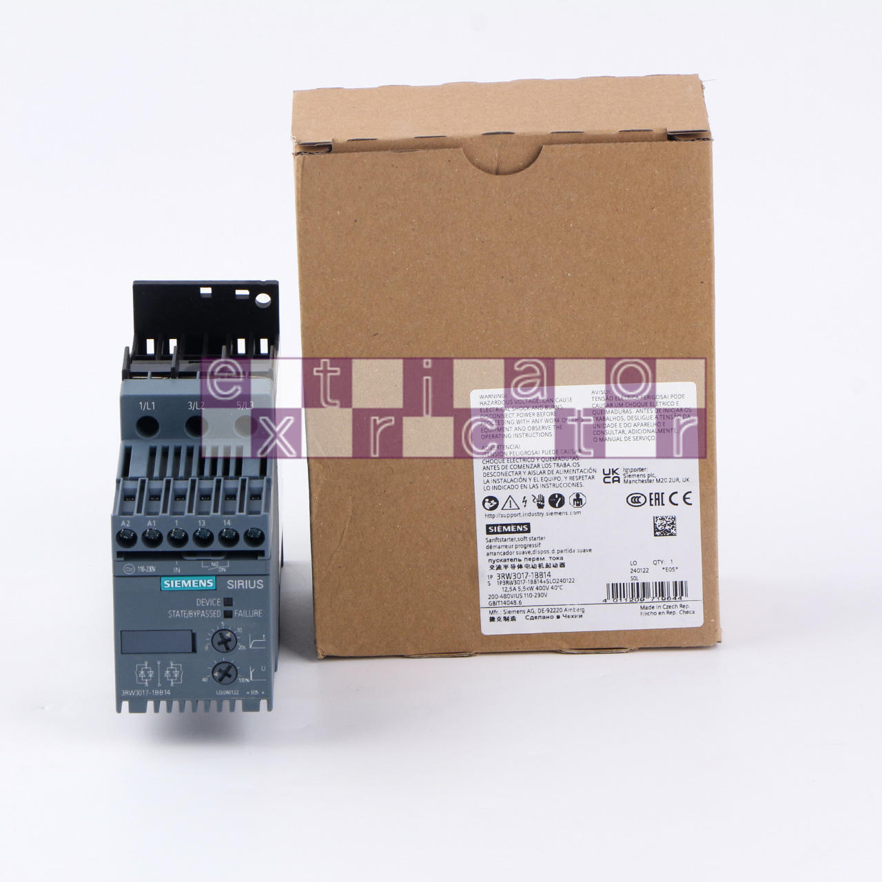 1PCS Siemens Soft Starter 3RW3017-1BB14 3RW3017-1BB14 NEW