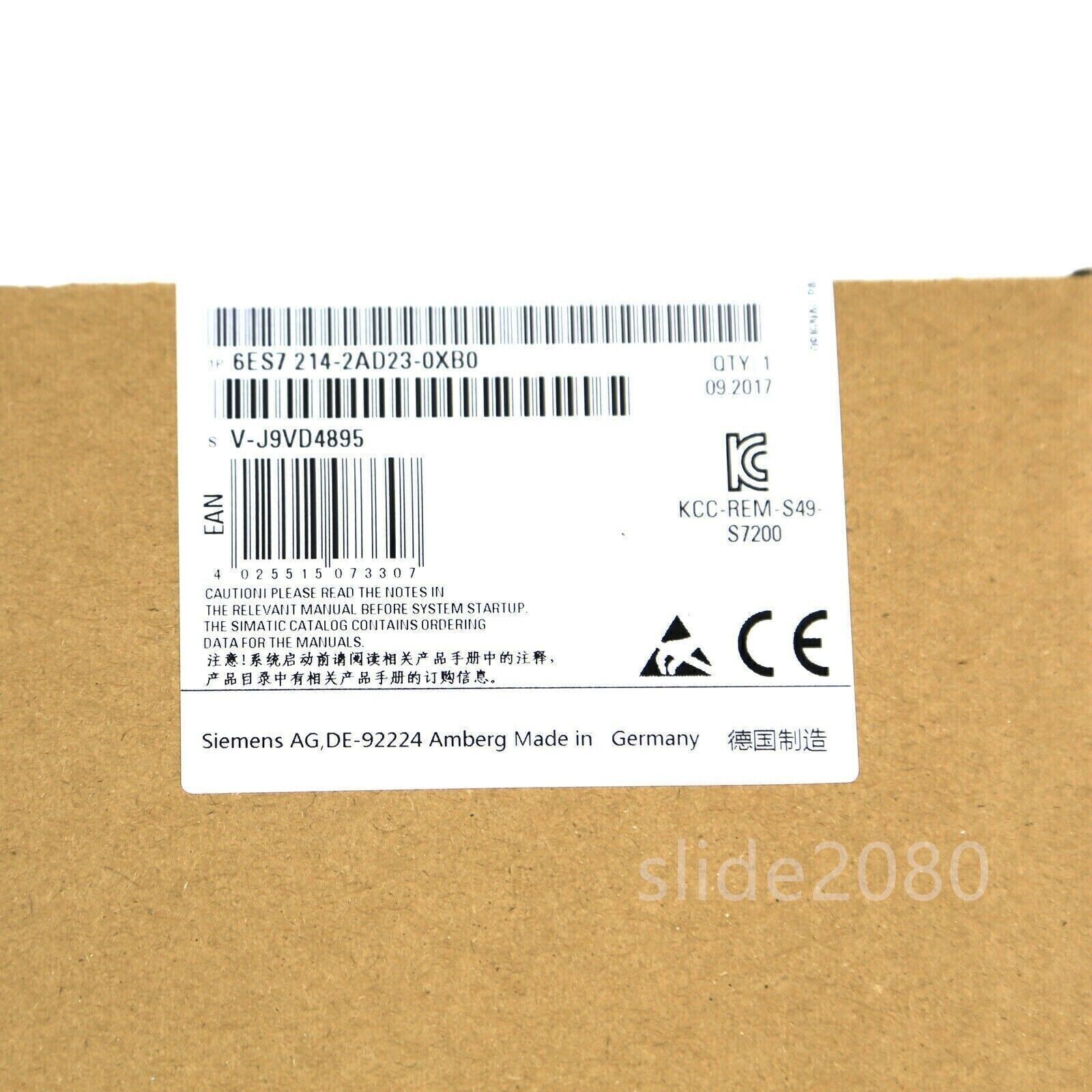New In Box Siemens 6ES7 214-2AD23-0XB0 6ES7 214-2AD23-0XB0