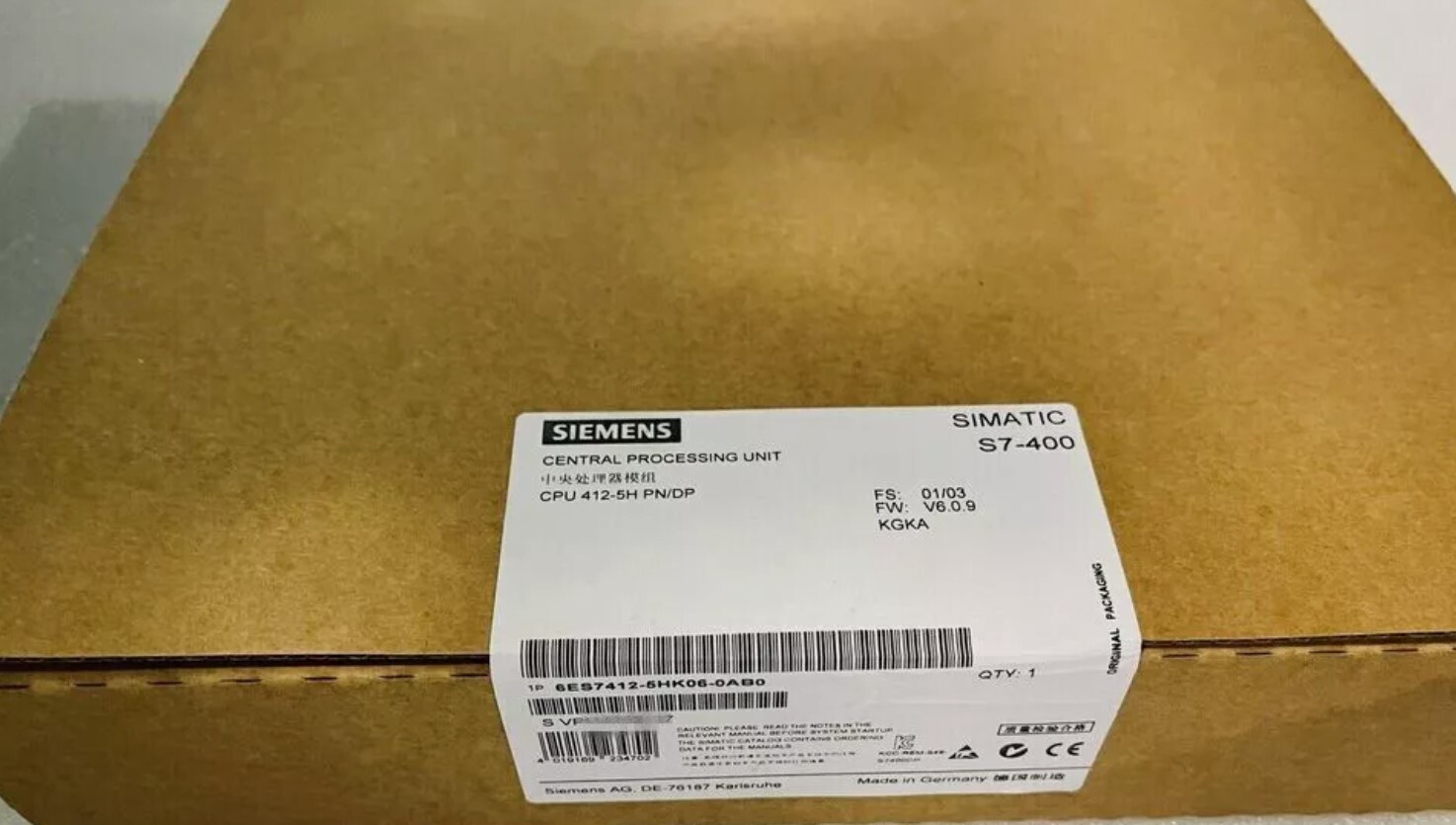 New Siemens 6ES7 412-5HK06-0AB0 / 6ES7 412-5HK06-0AB0 Central Processing Unit