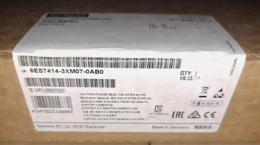 New Siemens 6ES7 414-3XM07-0AB0 /6ES7 414-3XM07-0AB0 Central Processing Unit