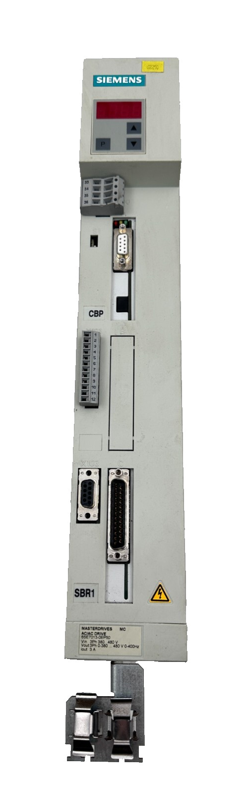 Siemens 6SE7013-0EP50-Z Masterdrives Mc AC/AC Drive