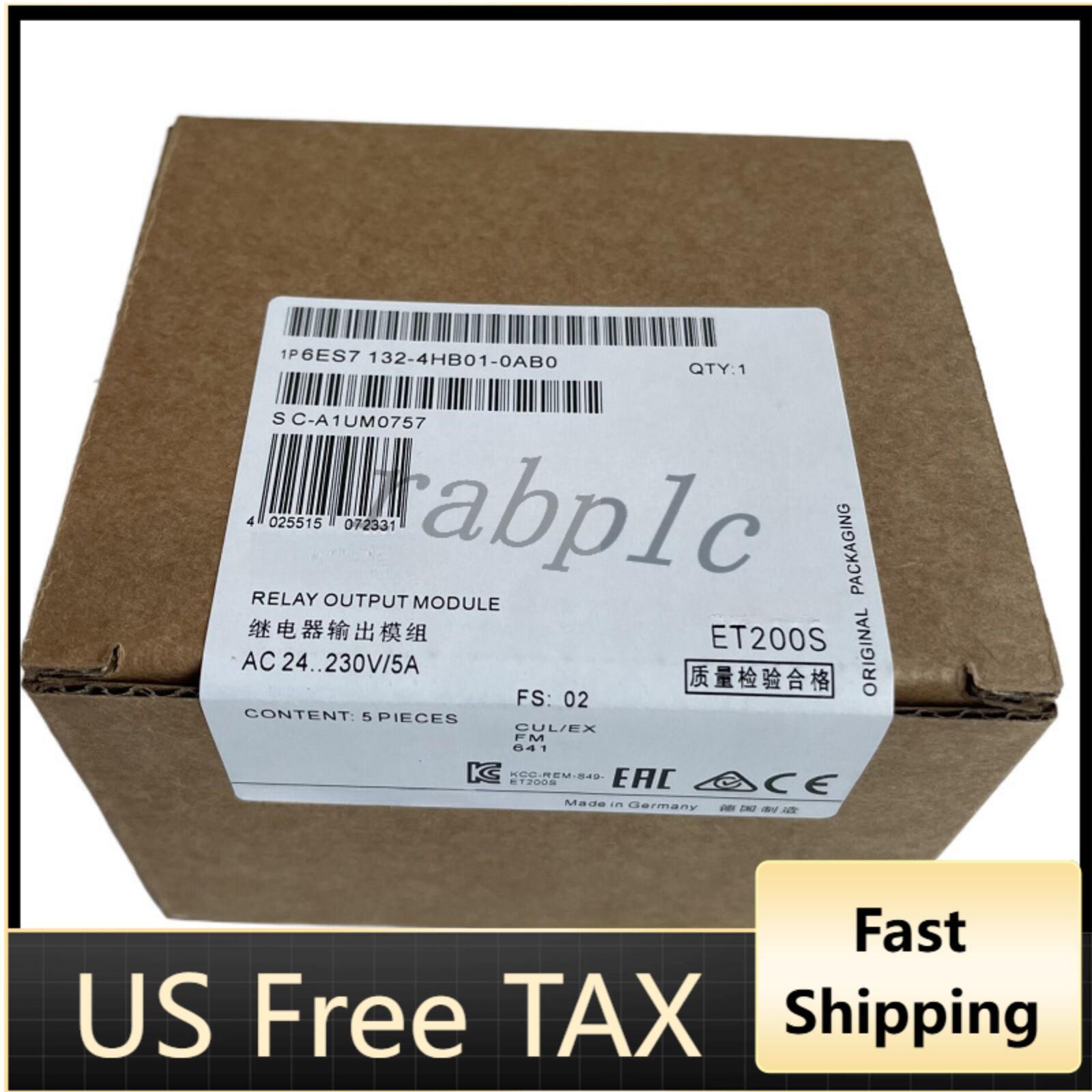 New Siemens 6ES7132-4HB01-0AB0 6ES71324HB010AB0 DP 5 electronic modules