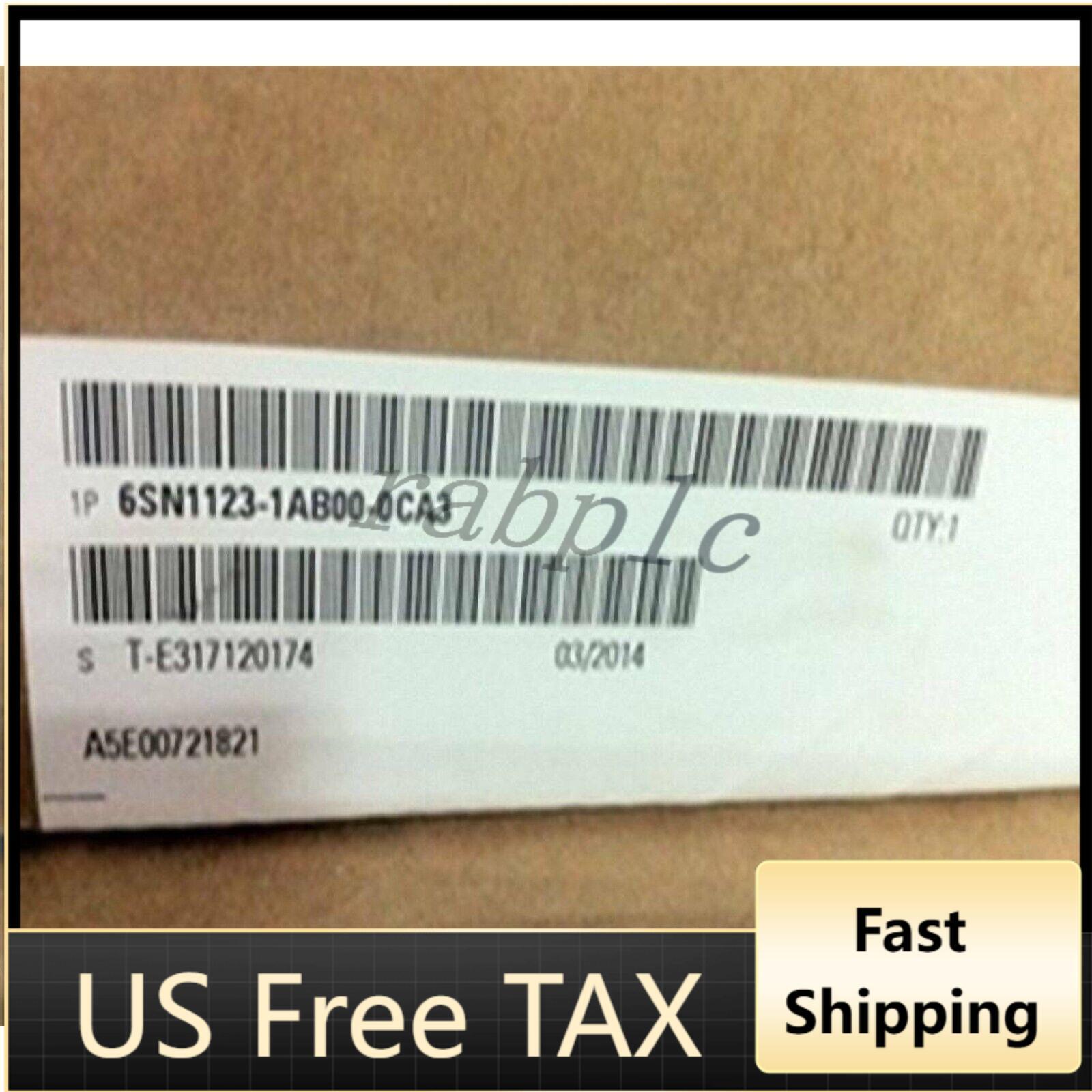 Siemens 6SN1123-1AB00-0CA3 PLC Module 6SN1 123-1AB00-0CA3 New Expedited Shipping