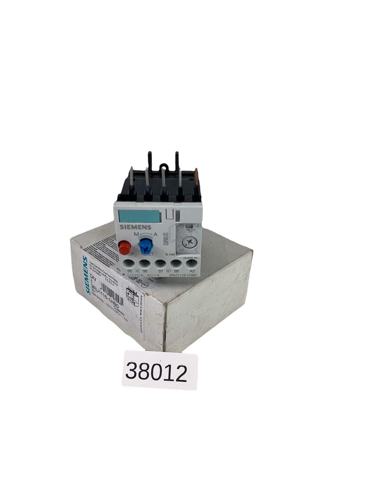 Siemens 3RU1116-1HB0 Overload Relay