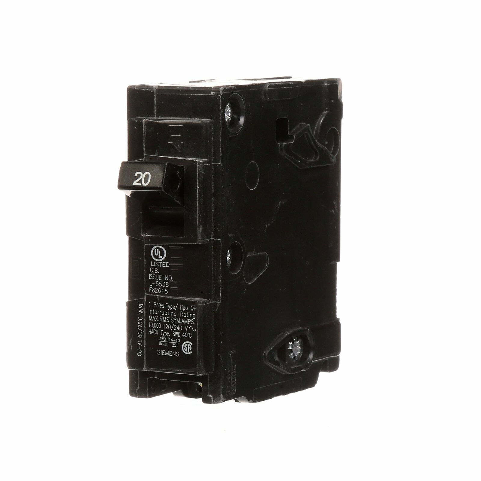 Siemens Q120 Pole Circuit Breaker Have 12