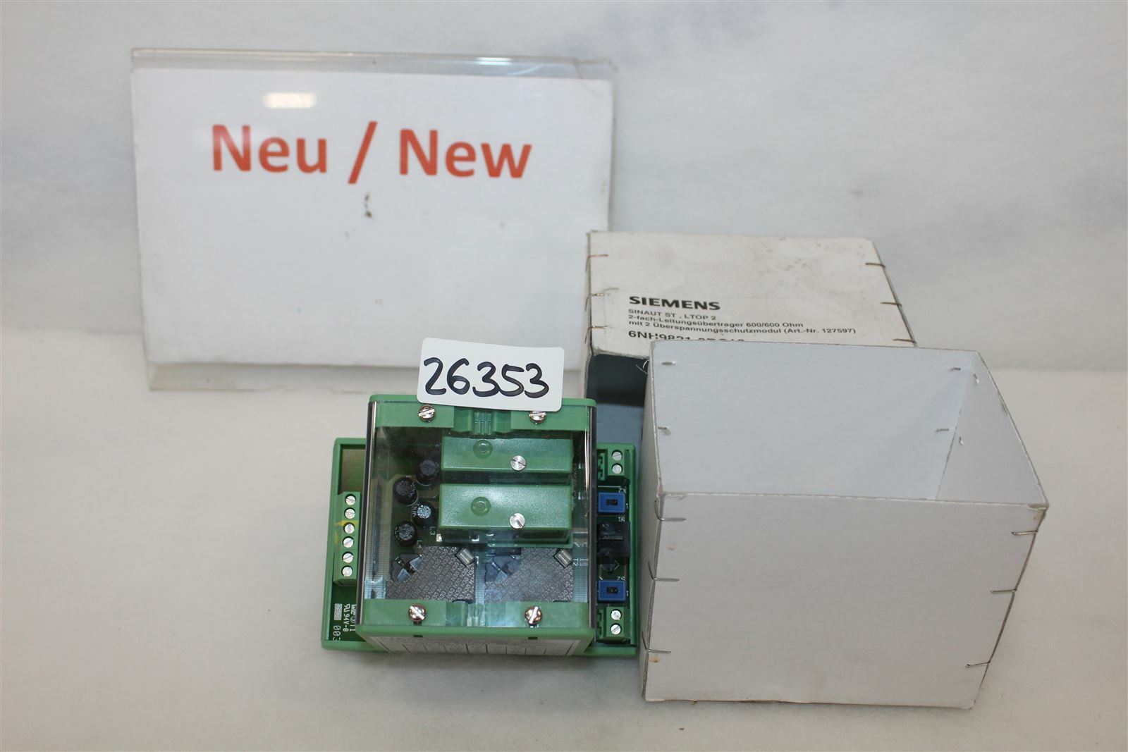 Siemens 6NH9821-0BC12 LTOP2 Surge Protection