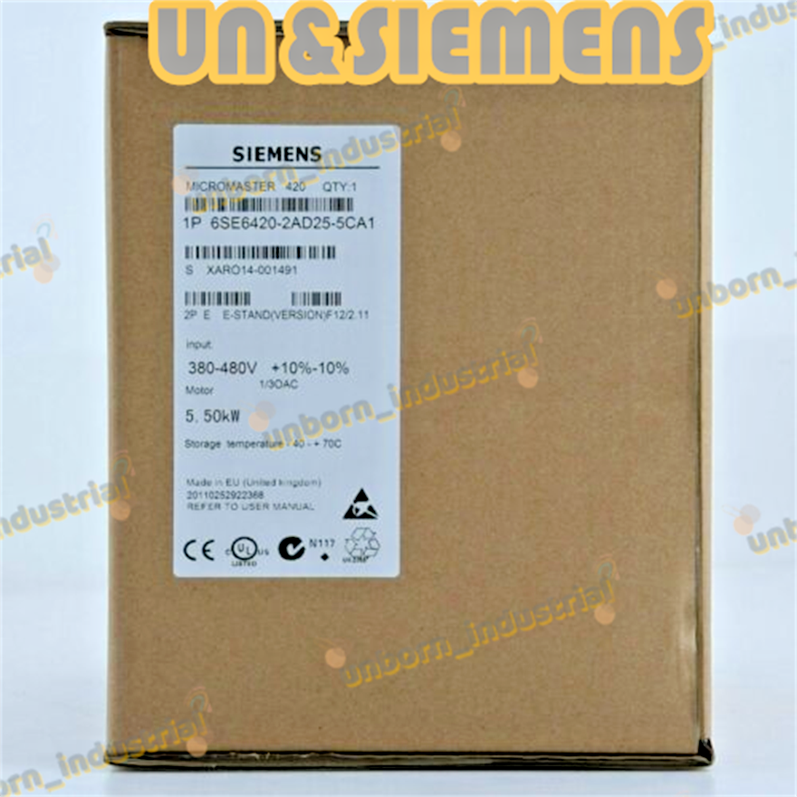 Brand New Siemens 6SE6 420-2AD25-5CA1 / 6SE6420-2AD25-5CA1