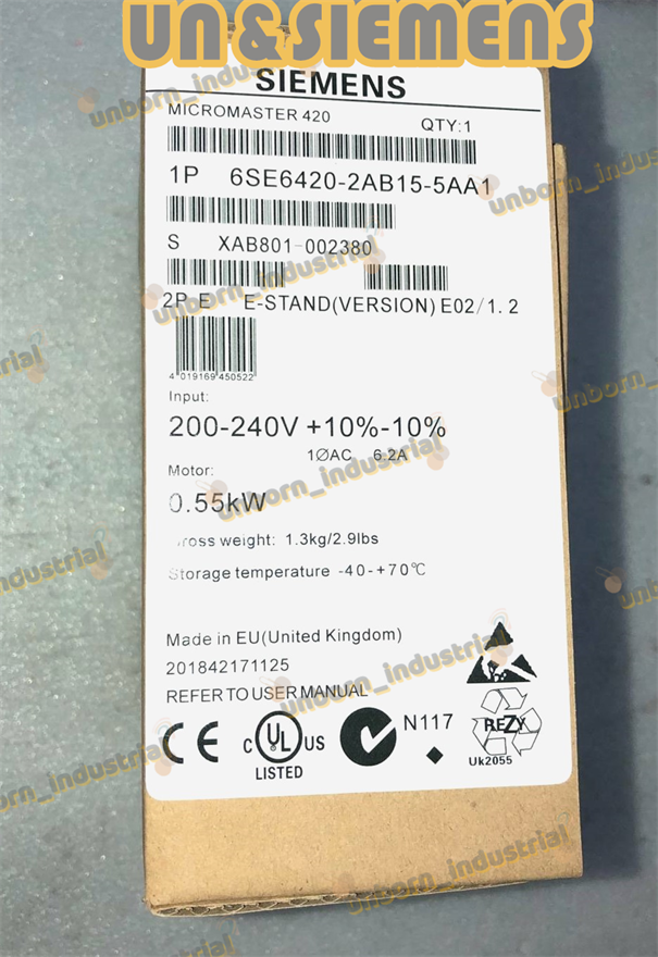 Brand New Siemens 6SE6 420-2AB15-5AA1 / 6SE6420-2AB15-5AA1