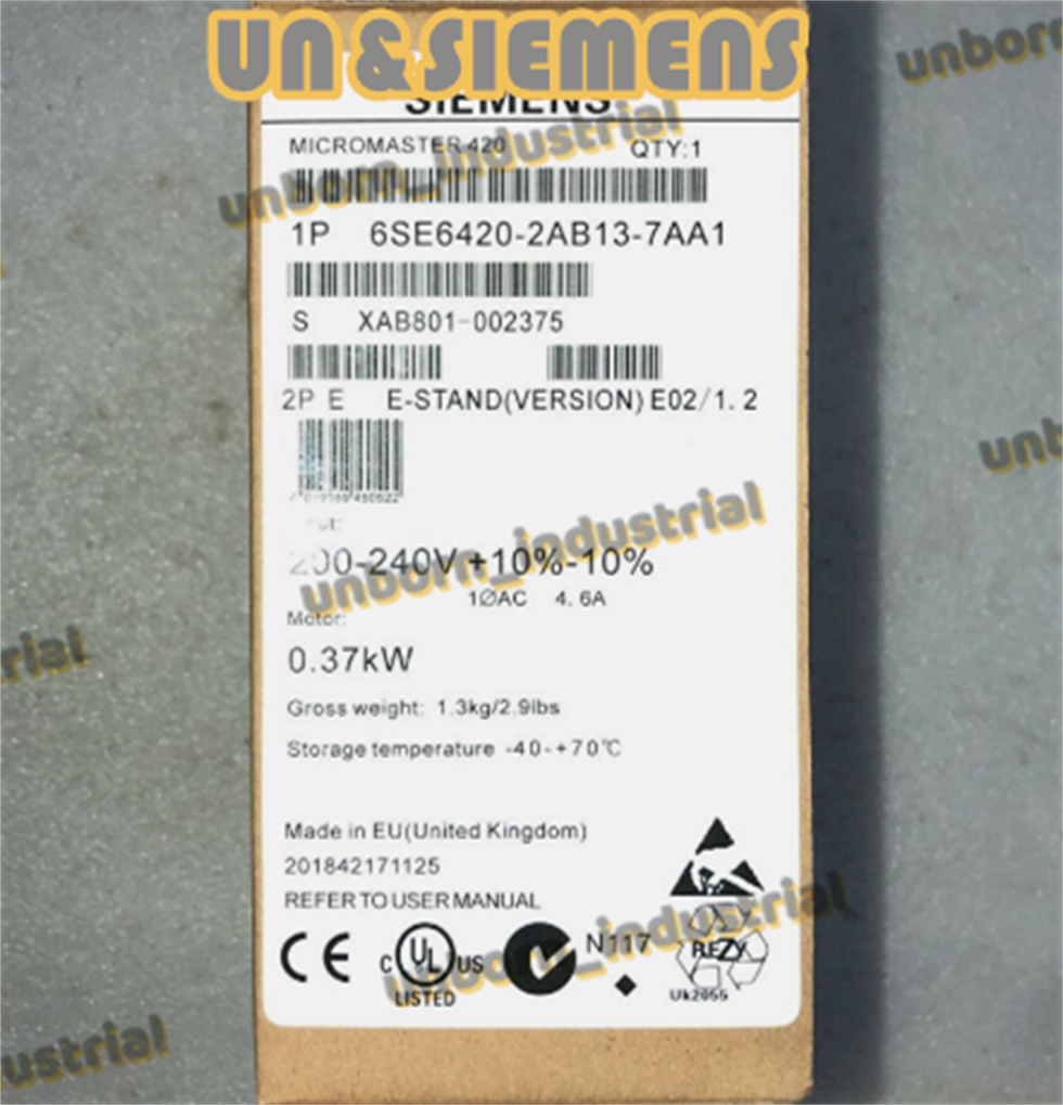 Brand New Siemens 6SE6 420-2AB13-7AA1 / 6SE6420-2AB13-7AA1