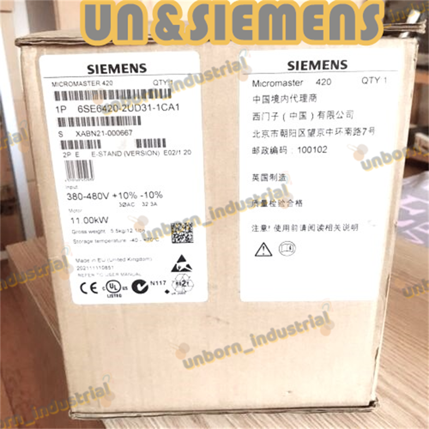 Brand New Siemens 6SE6 420-2UD31-1CA1 / 6SE6420-2UD31-1CA1