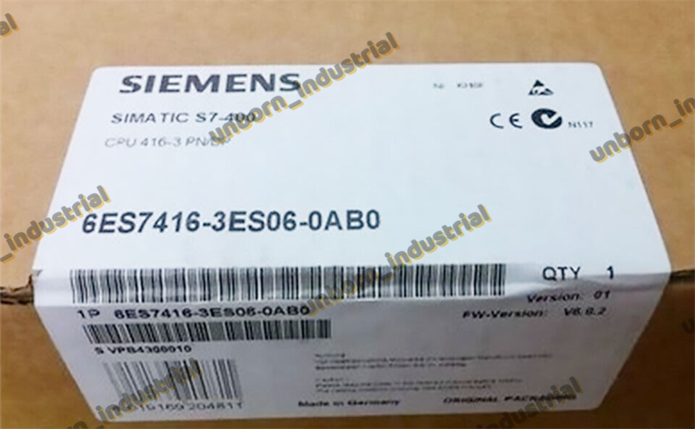 Brand New Siemens 6ES7 416-3ES06-0AB0 / 6ES7416-3ES06-0AB0