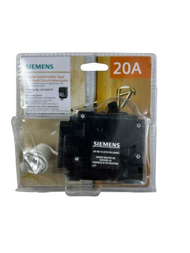 Siemens Q220AFCP QAF 20 Amp Double-Pole Combination AFCI Circuit Breaker