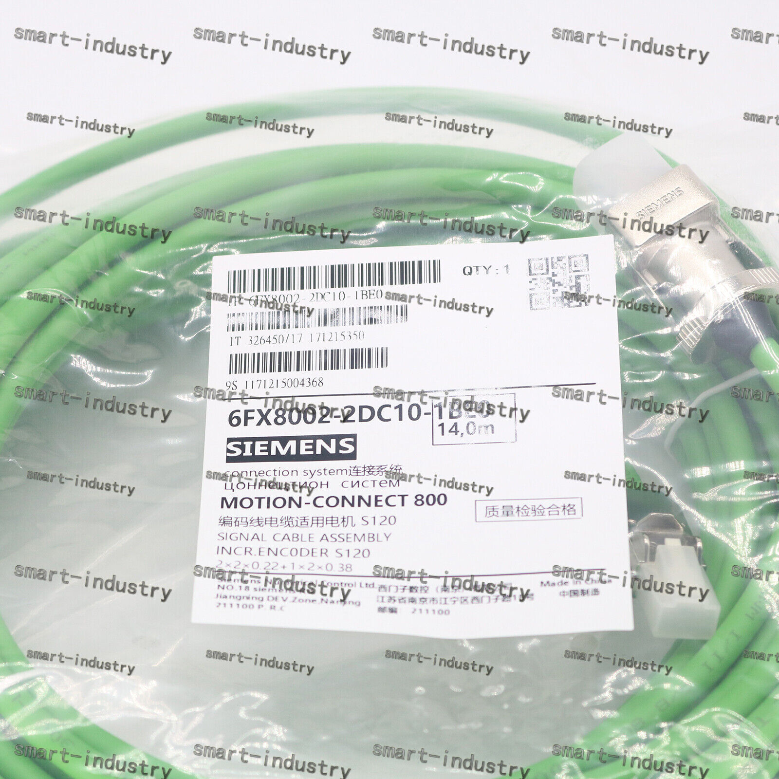 1PCS NEW FOR SIEMENS Signal Cable 6FX8002-2DC10-1BE0 14M FAST SHIP