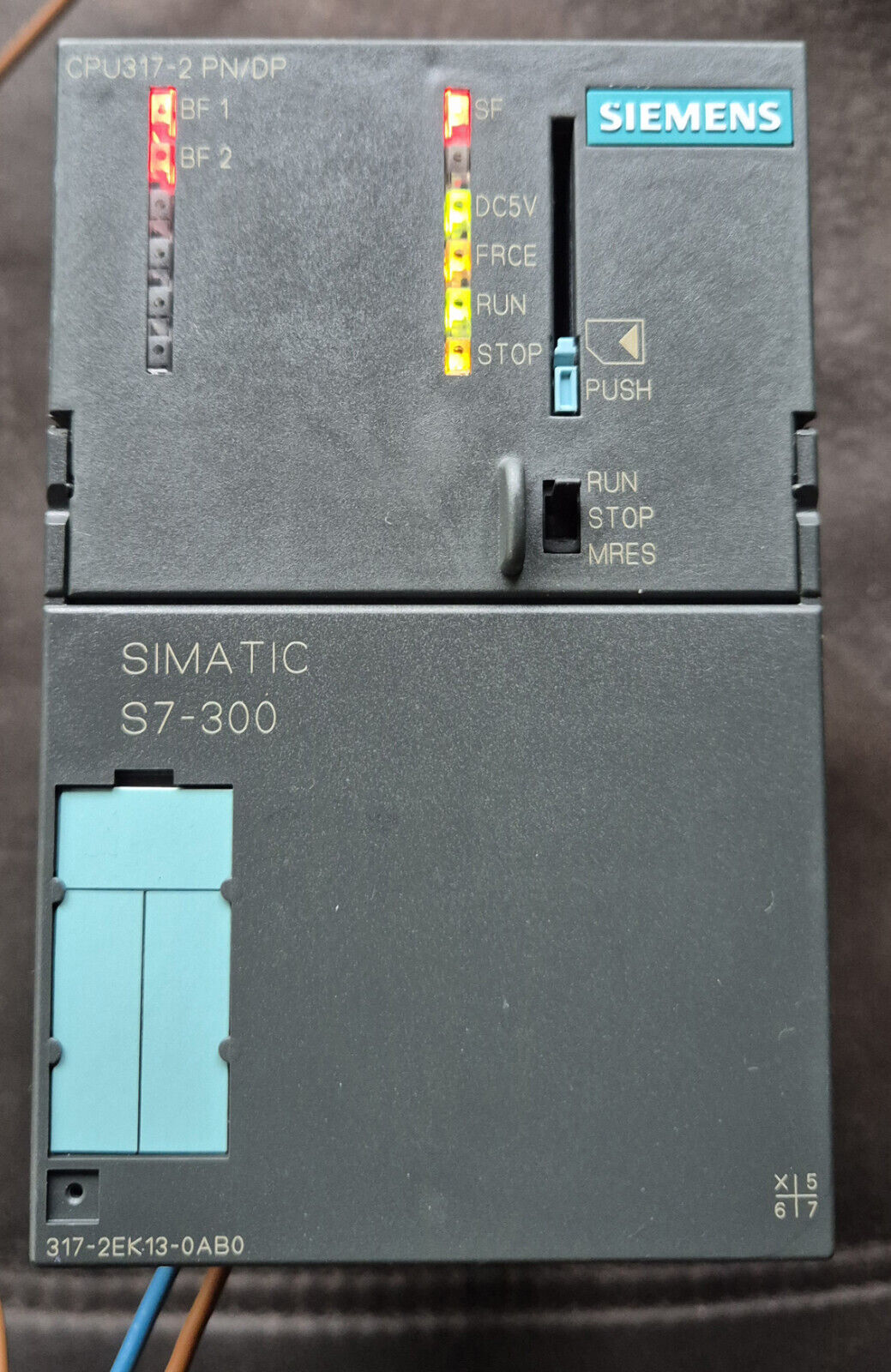 2 x SIEMENS SIMATIC S7 6ES7 317-2EK13-0AB0